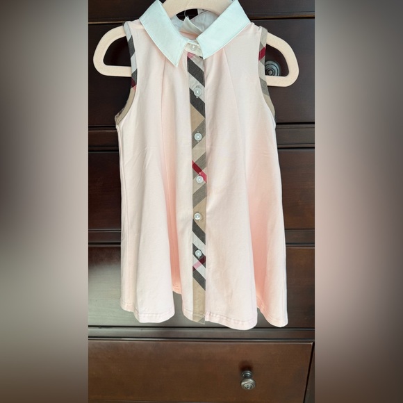 Adorable Light Pink Sleeveless Button Down Trapeze Dress
